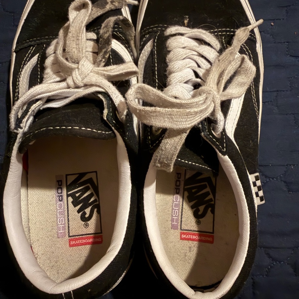 Vans Monochrome Lace-Up Shoes